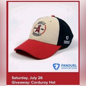 2025 Los Angeles Angels Corduroy Hat SGA 7/26/25